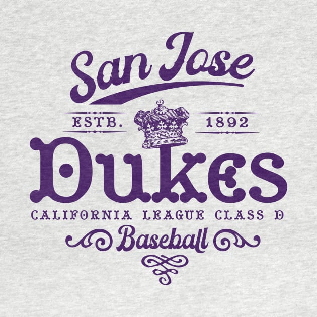 San Jose Dukes Baseball by MindsparkCreative